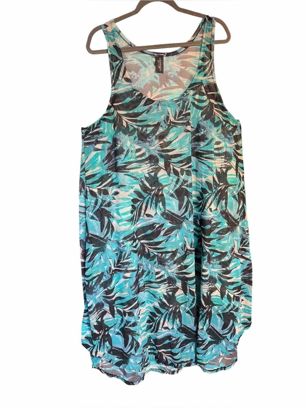 Swimsuits For All Mesh Swim Coverup Dress